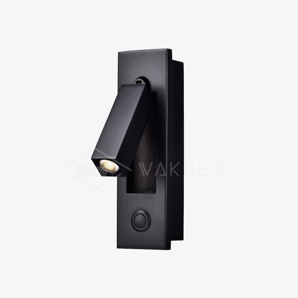 Embedded bedside table sconce