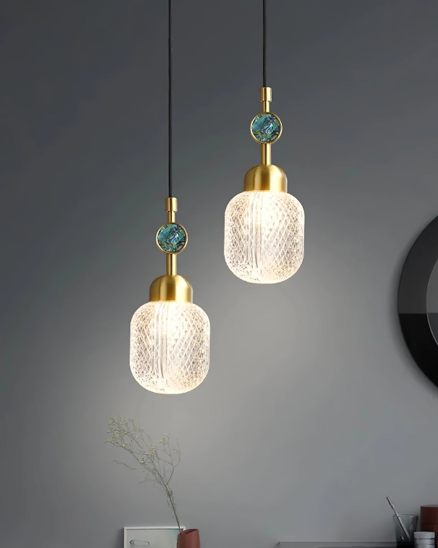 Miravique Glass Pendant Lamp