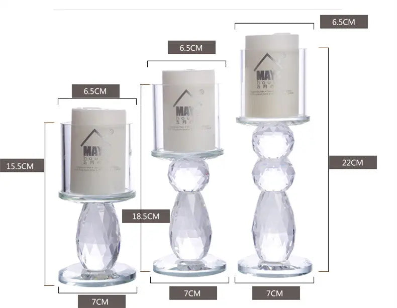 European Crystal Candleholder