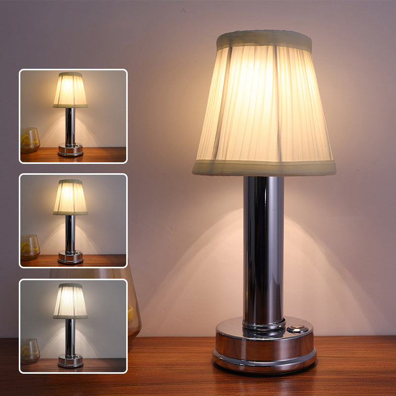 LED Rechargeable Cordless Metal Table Lamp