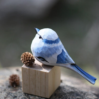 Wooden Bird Figurines