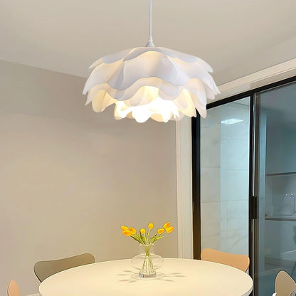 Flower Shaped White Pendant Lamp