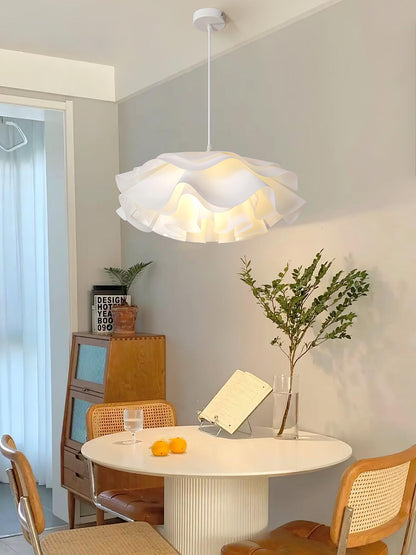 Flower Shaped White Pendant Lamp