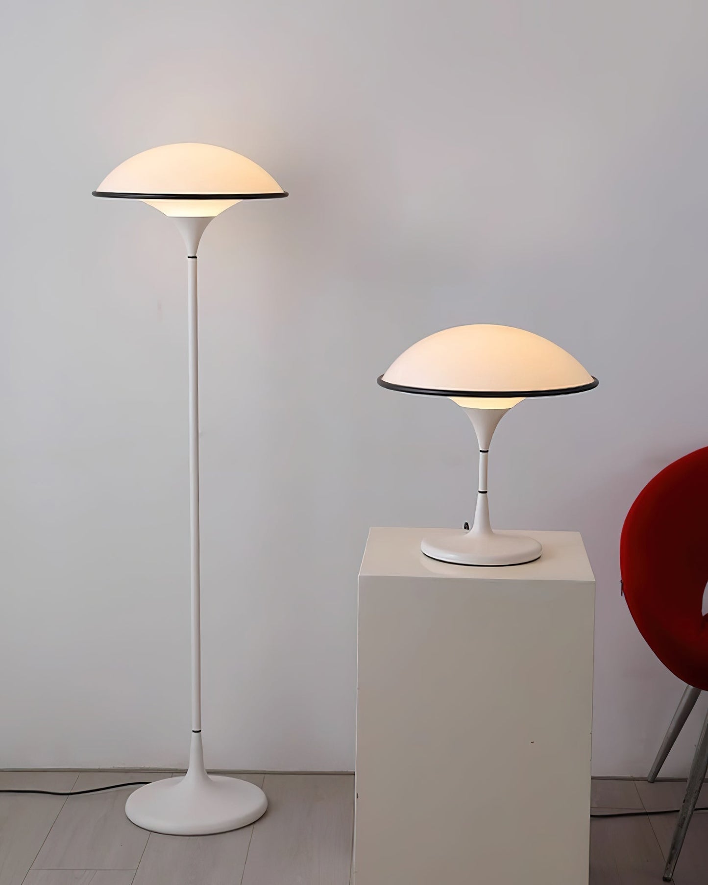 LumiFont - Elegant table lamp with a unique design