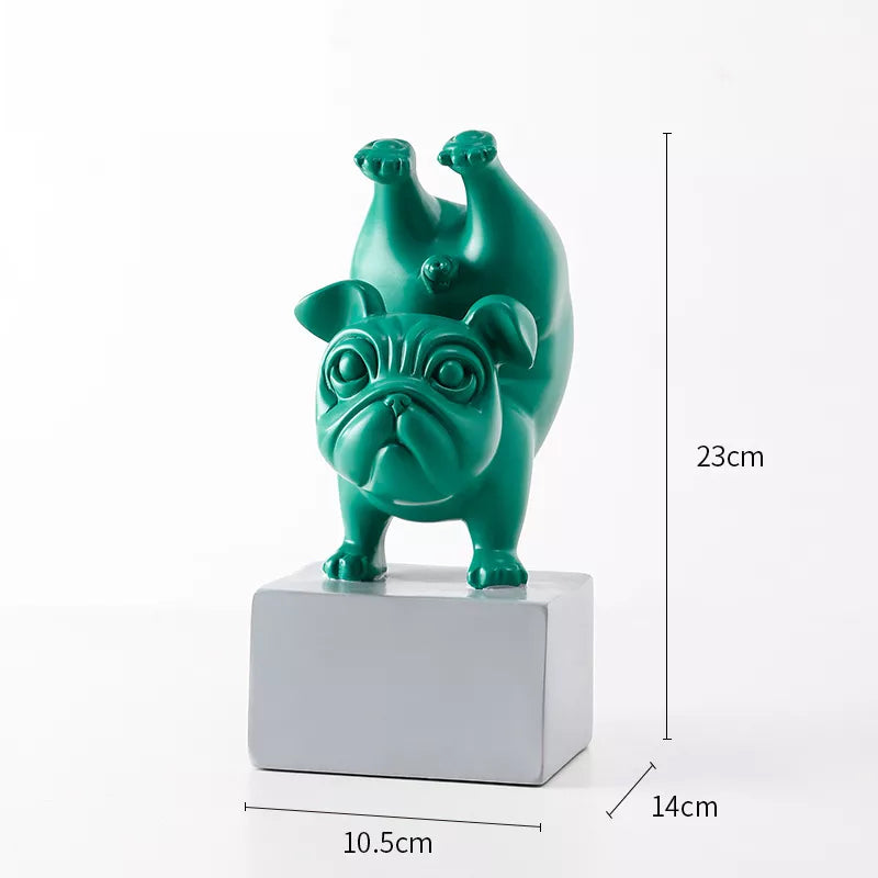 Yoga Dog Statuette