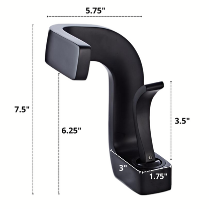 Miravique - Modern Curved Faucet