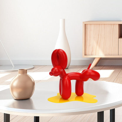 Miravique Balloon Dog Doing Number One Sculpture