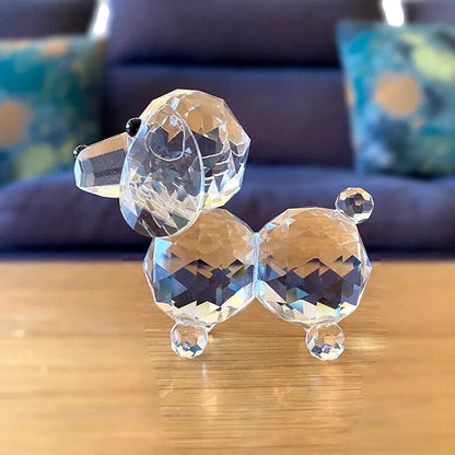 Miravique Crystal Dog Figurine