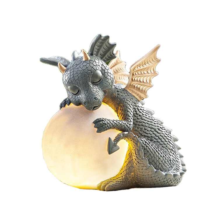 Garden statue - Draconis - Solar Lighting - Resin Dragon Statue