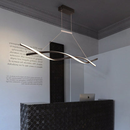 Minimalist Twisted Pendant Light