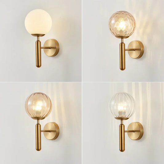 OrbeLuminous - Glass Globe Wall Light