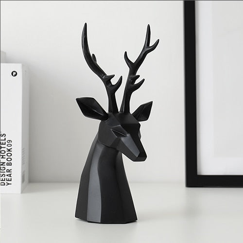 Deer Head Figurine