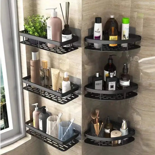 No-Drill Bathroom Corner Shelf: Stylish and Practical Shower Storage Solution