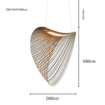 Nordic Abstract Hanging Pendant Light