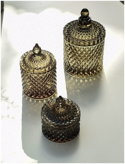 Empress Vintage Glass Storage Jars