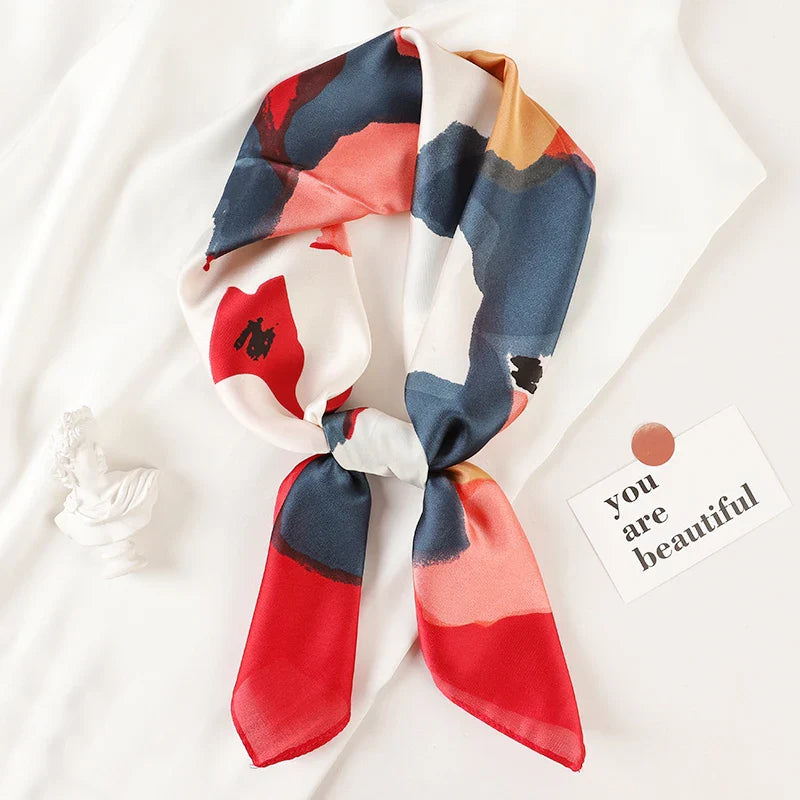 Sophia Silk Charm Plaid Scarf