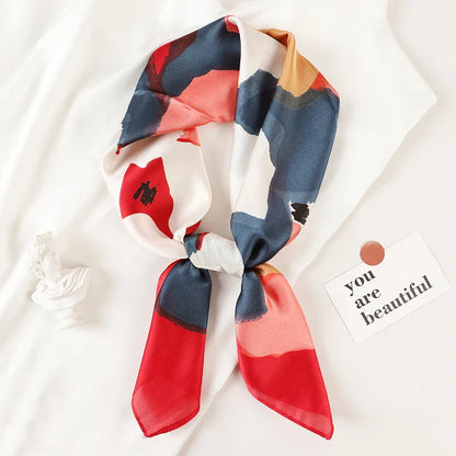 Sophia Silk Charm Plaid Scarf