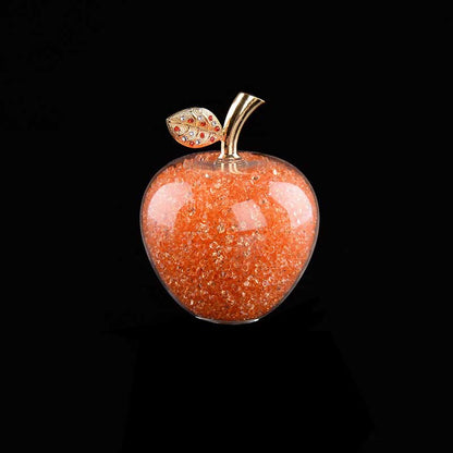 Miravique Handmade Crystal Apple Figurine