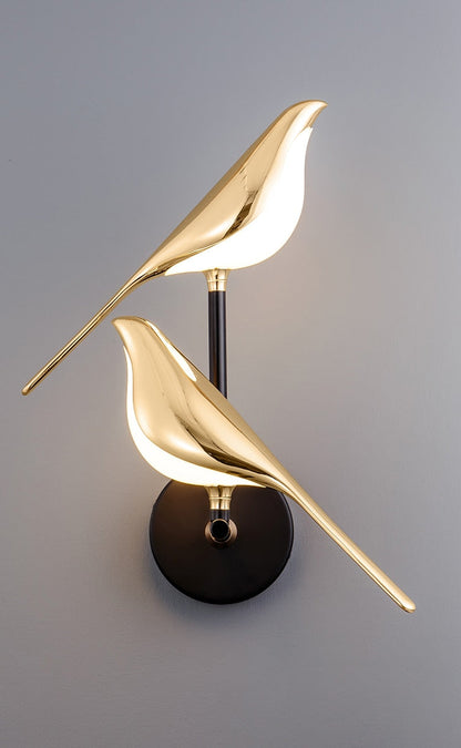 LumiBird - Scandinavian LED bird wall lamp