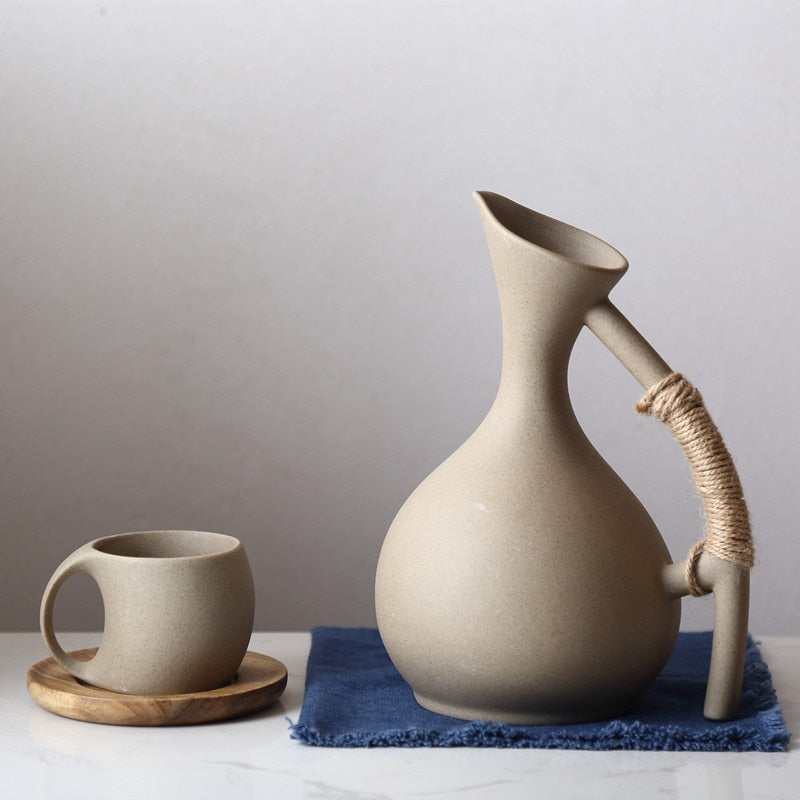 Izu Ceramic Pitcher & Cups