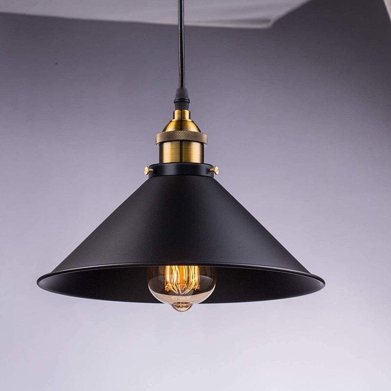 Black Vintage Industrial Pendant Lights