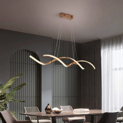 Spiral Modern LED Pendant Light