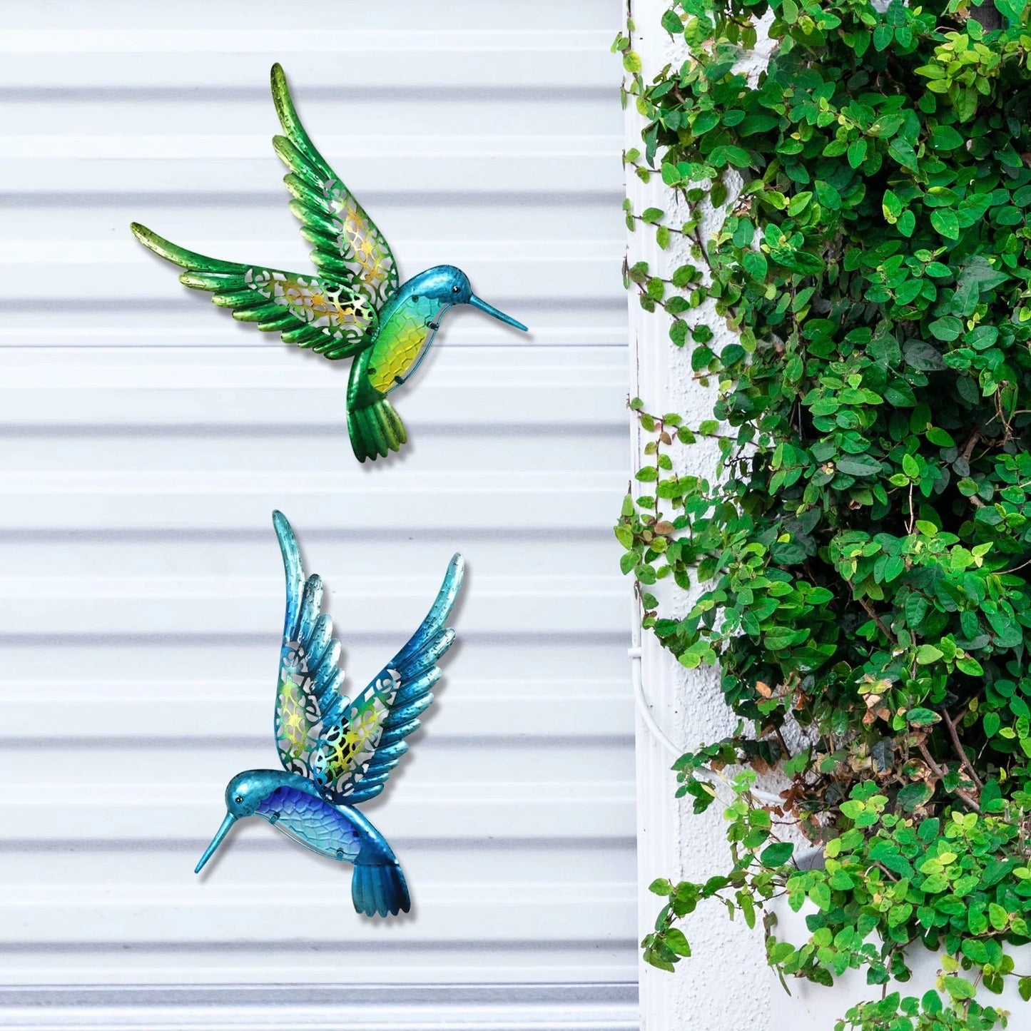 Iron Hummingbird Wall Decor