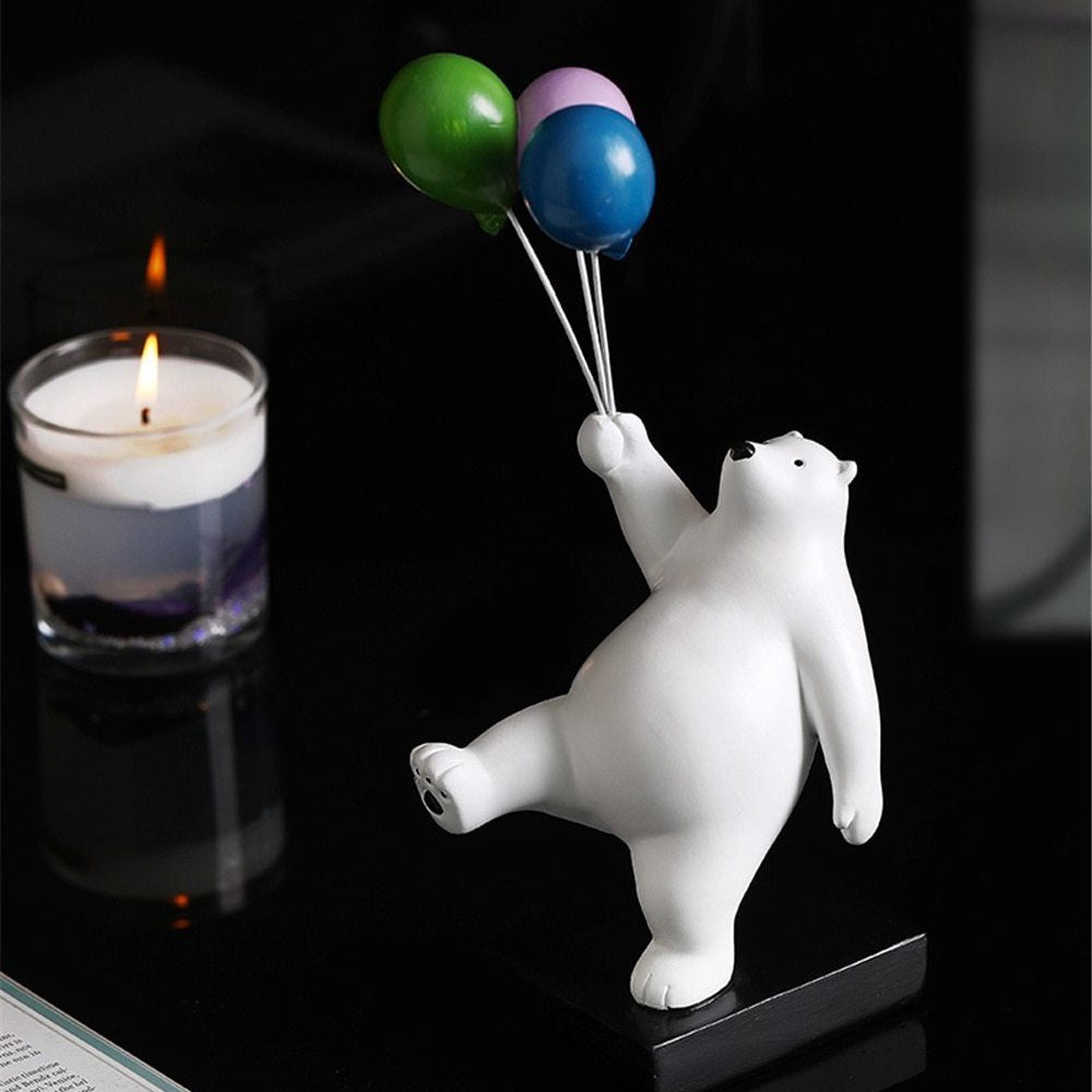 Flying Balloon Polar Bear