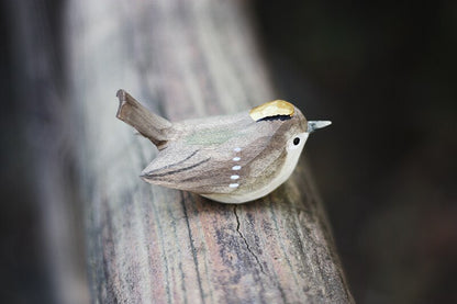 Wooden Bird Figurines