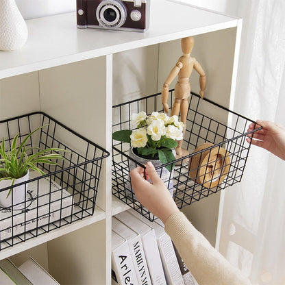 Miravique Wire Organizer Storage Baskets