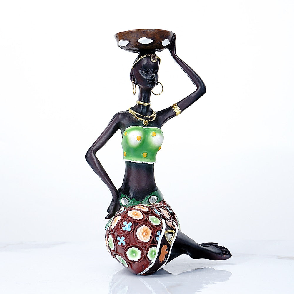 Tribal African Candle Holder