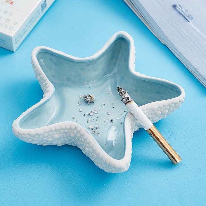 Porcelain Conch Ashtray