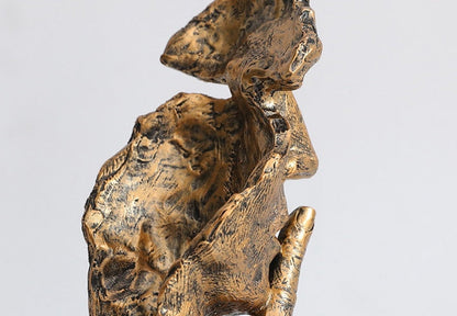 Silence is Golden Mask Sculpture