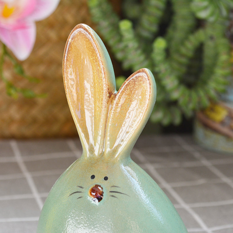 Cute Chubby Ceramic Bunny