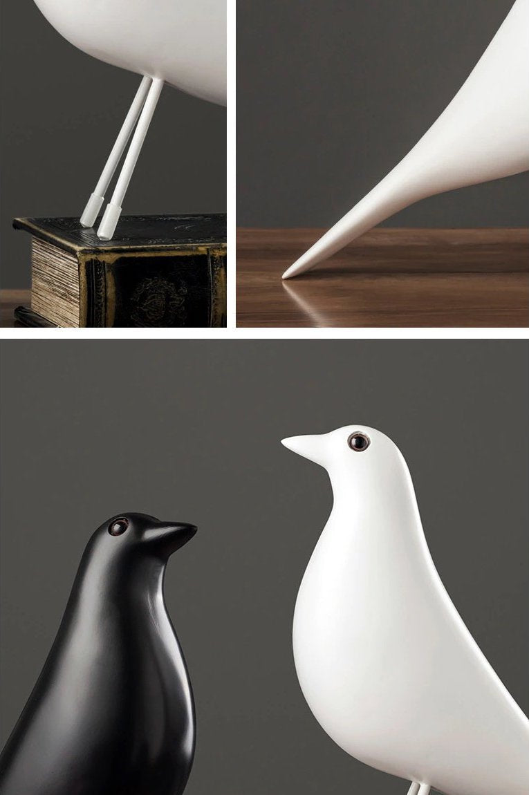 Minimalist Pigeon Figurine