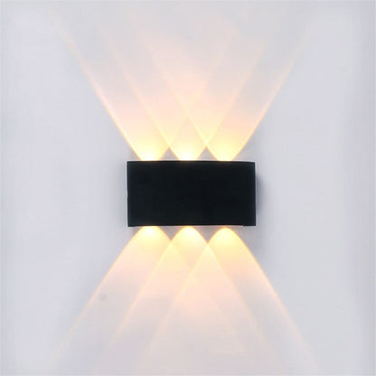 Modern waterproof LED wall lamp for indoors and outdoors