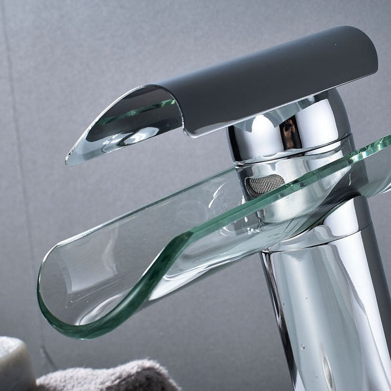 Miravique Glass Waterfall Faucet