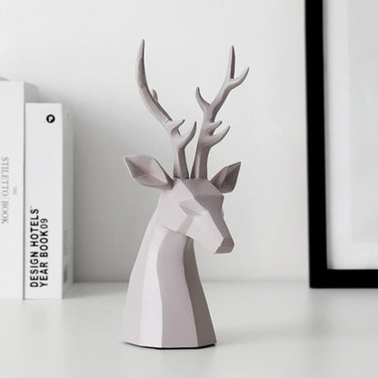 Deer Head Figurine