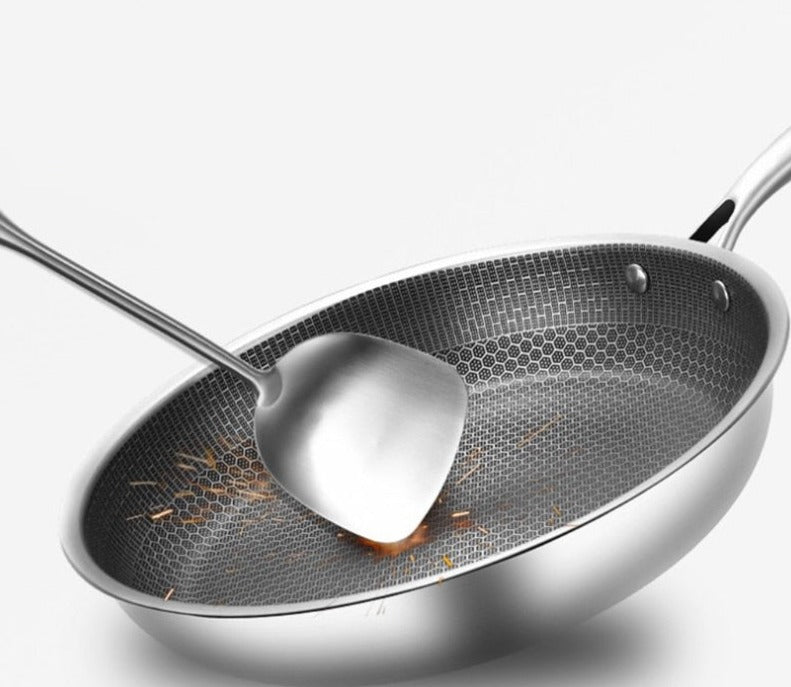 KitchenPro | Non-Stick Stainless Steel Frying Pan