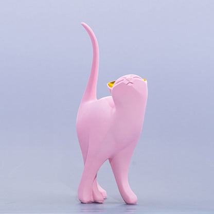 Pink Cat Sculpture