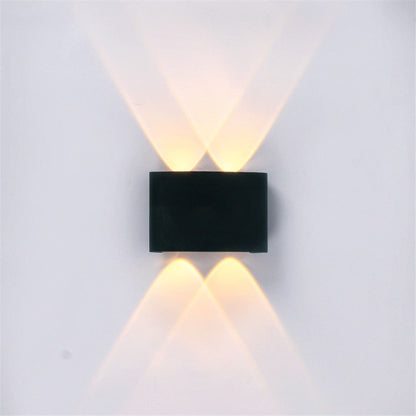 Modern waterproof LED wall lamp for indoors and outdoors