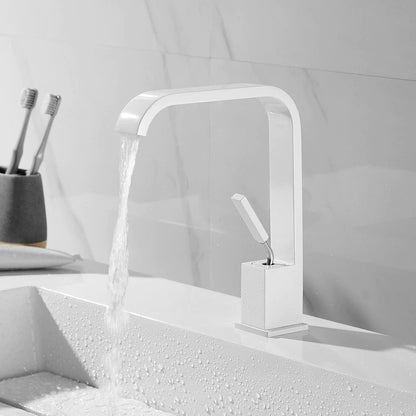 Miravique - Modern Curved Bathroom Faucet