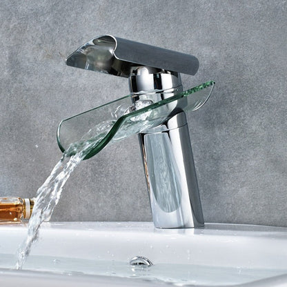 Miravique Glass Waterfall Faucet