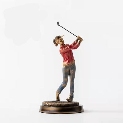 Golf Enthusiast Figurine