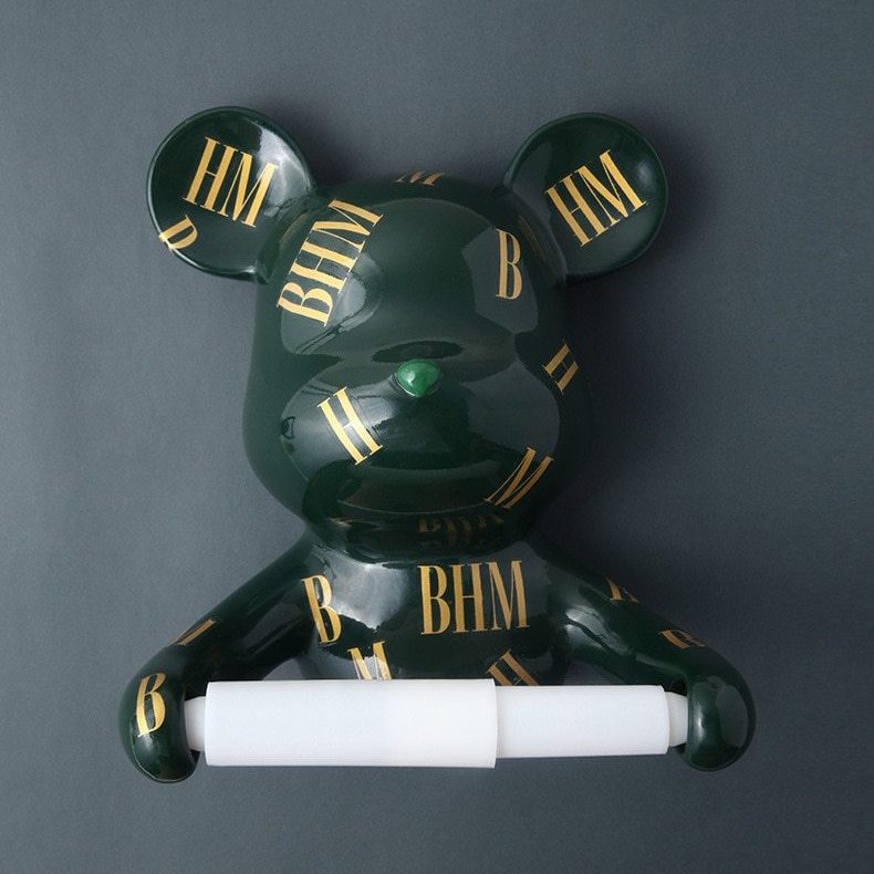 BHM Bear Toilet Roll Holder