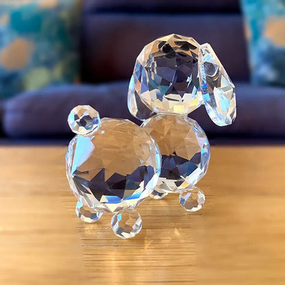 Miravique Crystal Dog Figurine