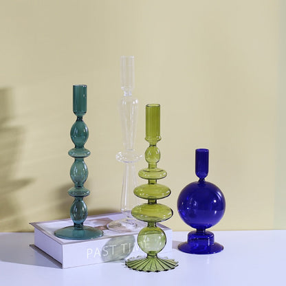 Miravique Glass Candle Holders