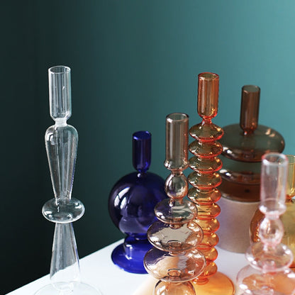 Miravique Glass Candle Holders