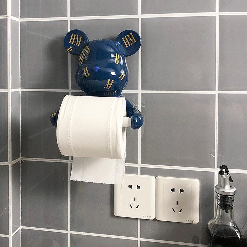 BHM Bear Toilet Roll Holder