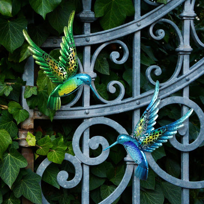 Iron Hummingbird Wall Decor